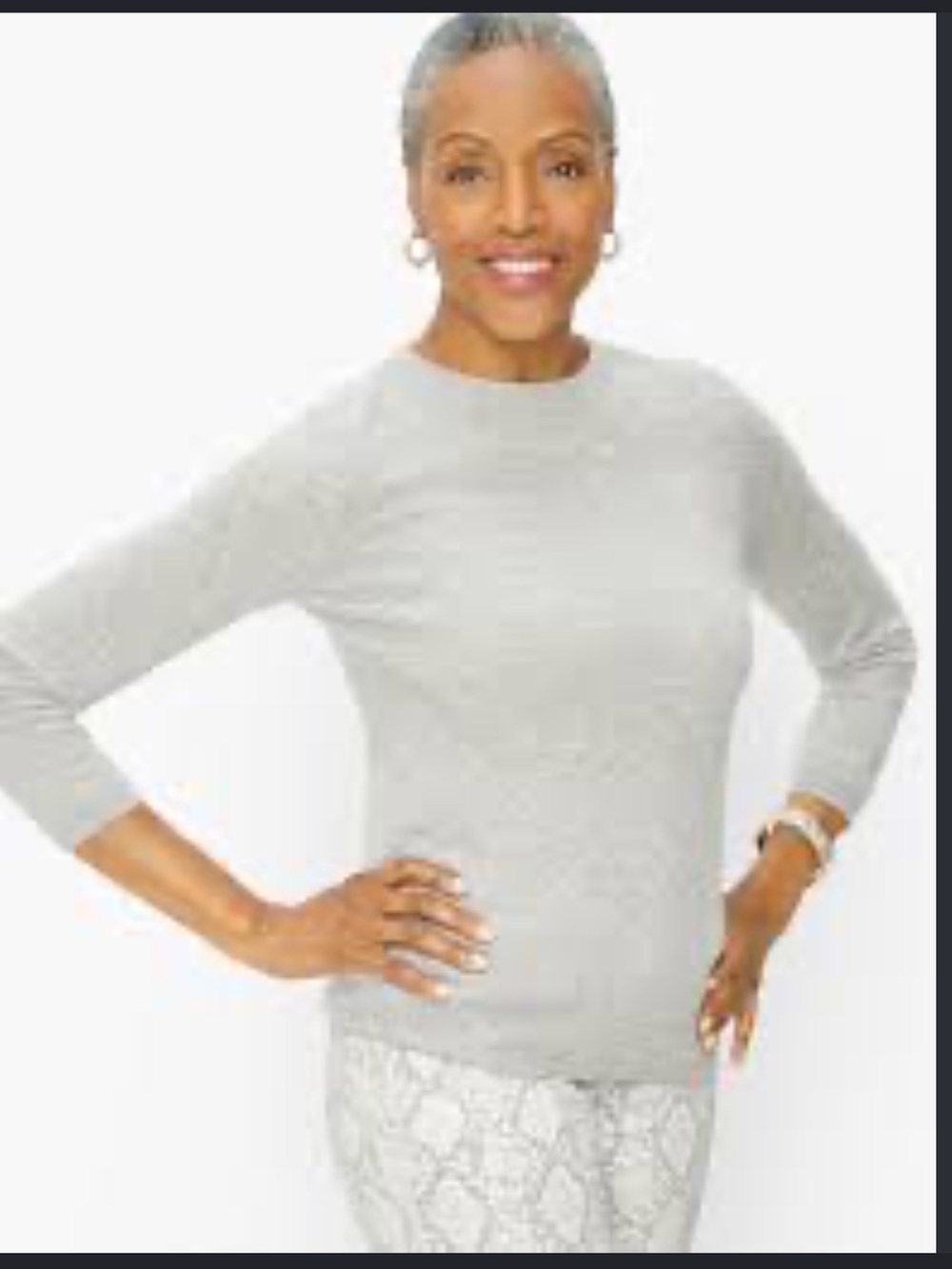Talbots Cashmere Swearer